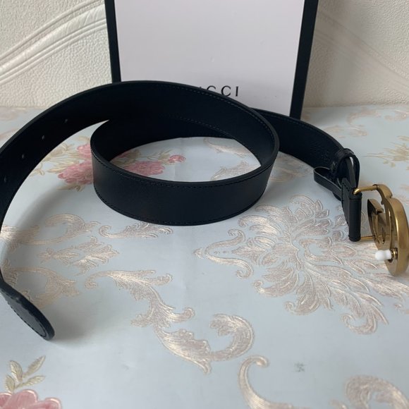 Leather belts with double G buckle main image 7